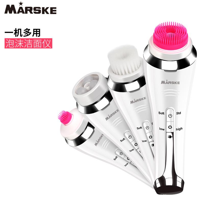 电动硅胶洗脸刷毛孔清洁器黑头卸妆按摩多功能洁面美容仪跨境