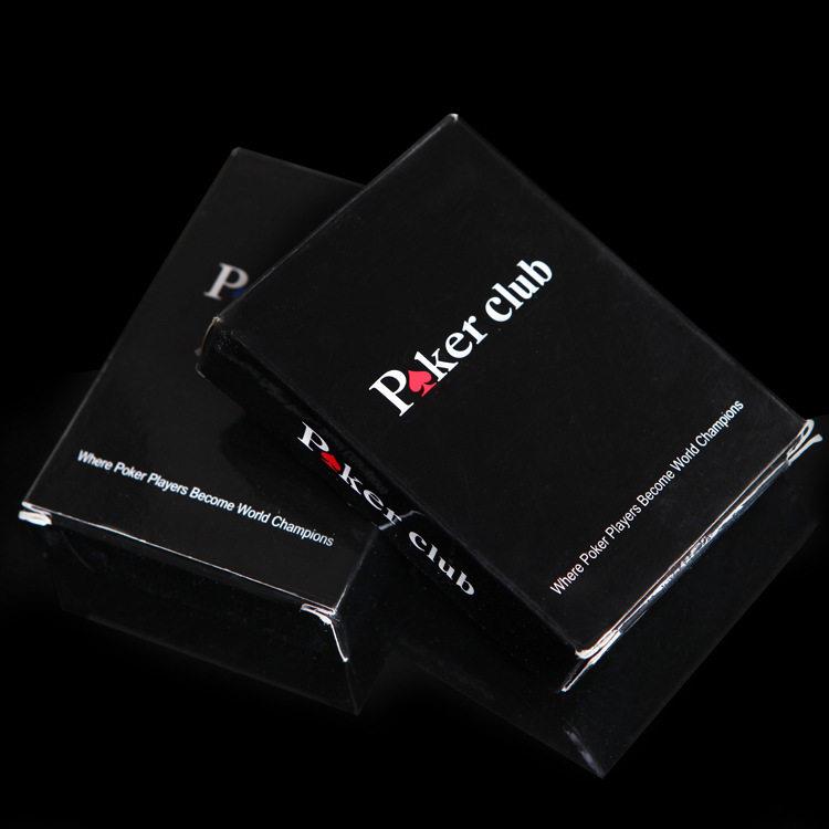 POKERCLUB塑料扑克大字彩色印刷牌卡牌纸牌商务馈赠盒装