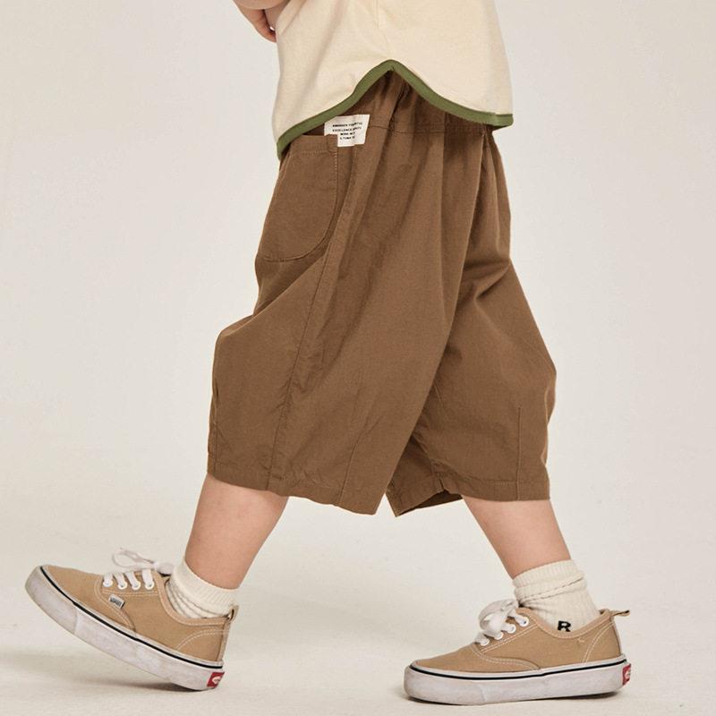 畅果服饰童七分裤儿童夏款裤子中小童韩版薄款休闲裤中裤