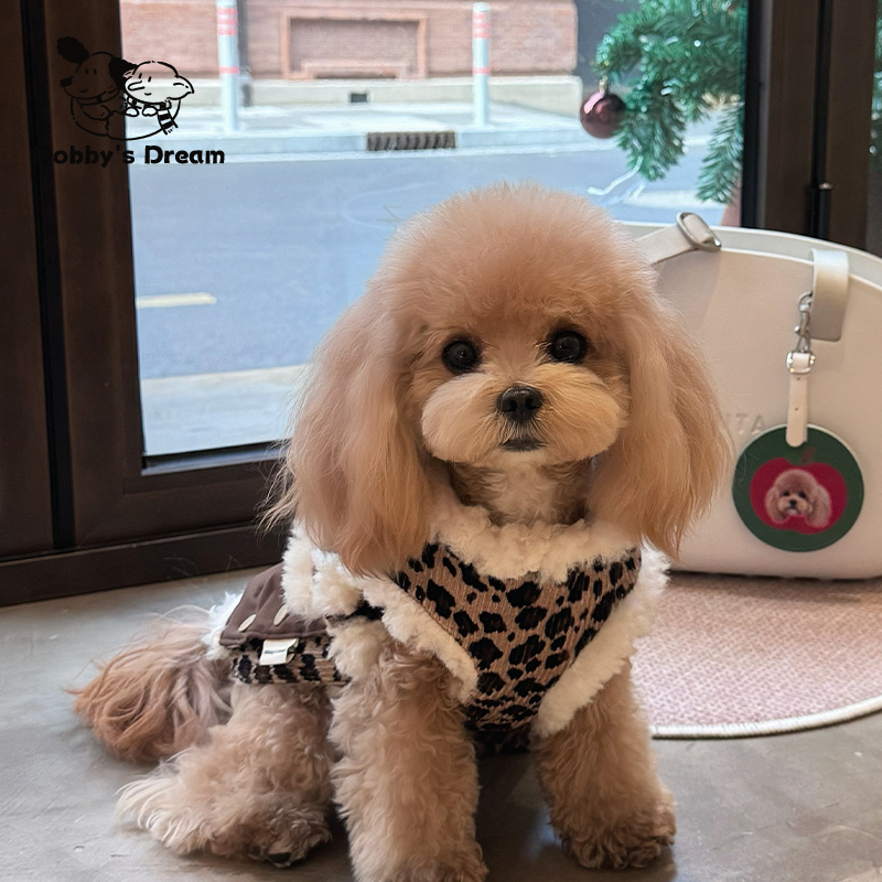 宠物冬季新款狗狗猫咪【豹纹甜心】羊毛绒保暖马甲带牵引扣,宠物/宠物食品及用品,狗宠物服装/雨衣,淘宝优惠券,粉丝福利购,淘宝优惠卷