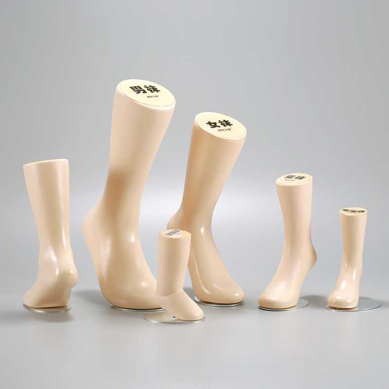 男女儿童宝宝无缝磁铁脚模袜模道具脚模特带磁性足模鞋模塑料基通