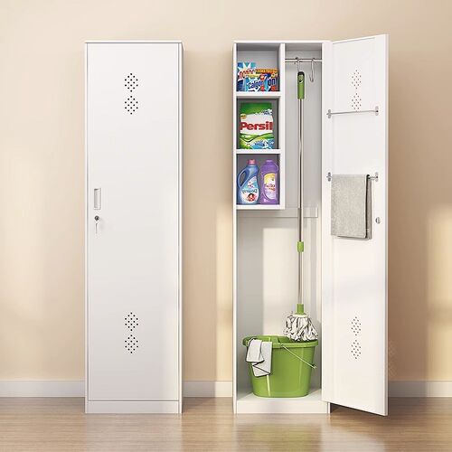 不锈钢清洁柜卫生保洁柜杂物柜阳台收纳柜教室拖把工具室外储物柜