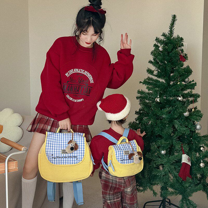 幼儿园学生书包网红可爱卡通洋气女童双肩包宝宝男孩亲子出游背包