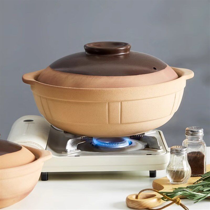 老式陶土砂锅炖锅炭炉煲汤家用燃气煤气灶专用商用明火小号大容量