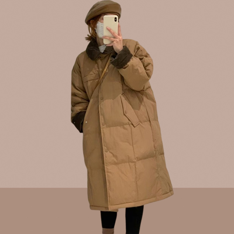 女装2024新款秋冬款棉服外套棉衣棉袄中长款羽绒服面包服爆款加厚
