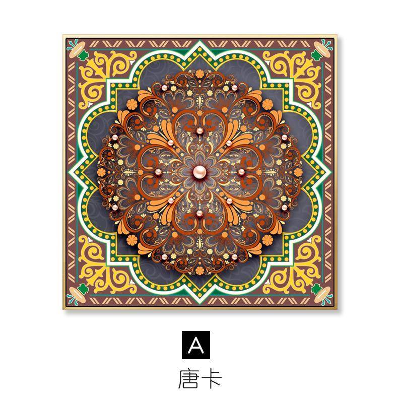 【折扣价】东南亚唐画卡挂画泰式族民风厅背景墙装饰酒店餐厅客玄