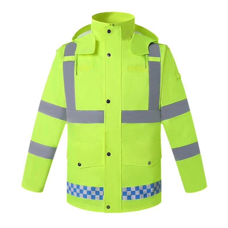 反光雨衣套装交通安全服暴雨铁路群众男款荧光绿色机车电动车骑行