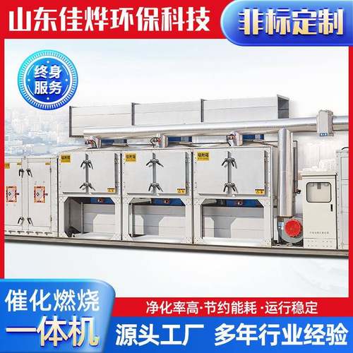 催化燃烧一体机废气处理环保设备工业废气rco活性炭吸附设备