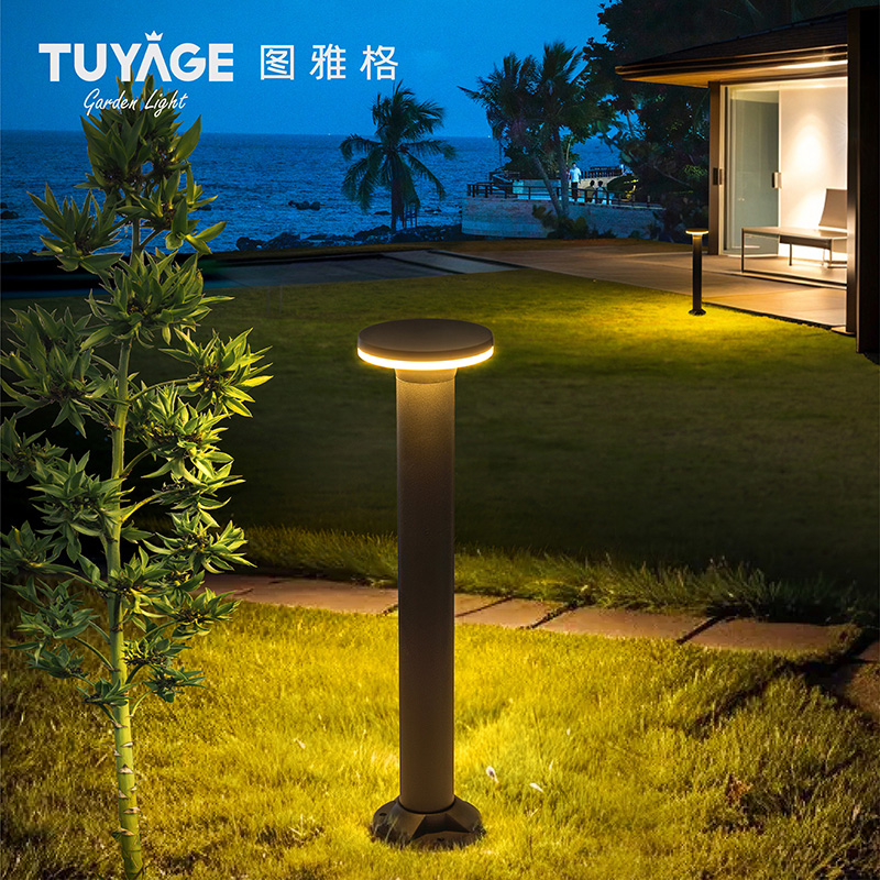 草坪灯户外防水室外景o观庭院灯led现代简约别墅公花园草地灯接电