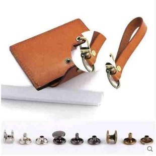 平面撞钉双面铆钉扣箱包凉鞋 配件撞钉子母扣帽钉扣子圆形对敲铆w8