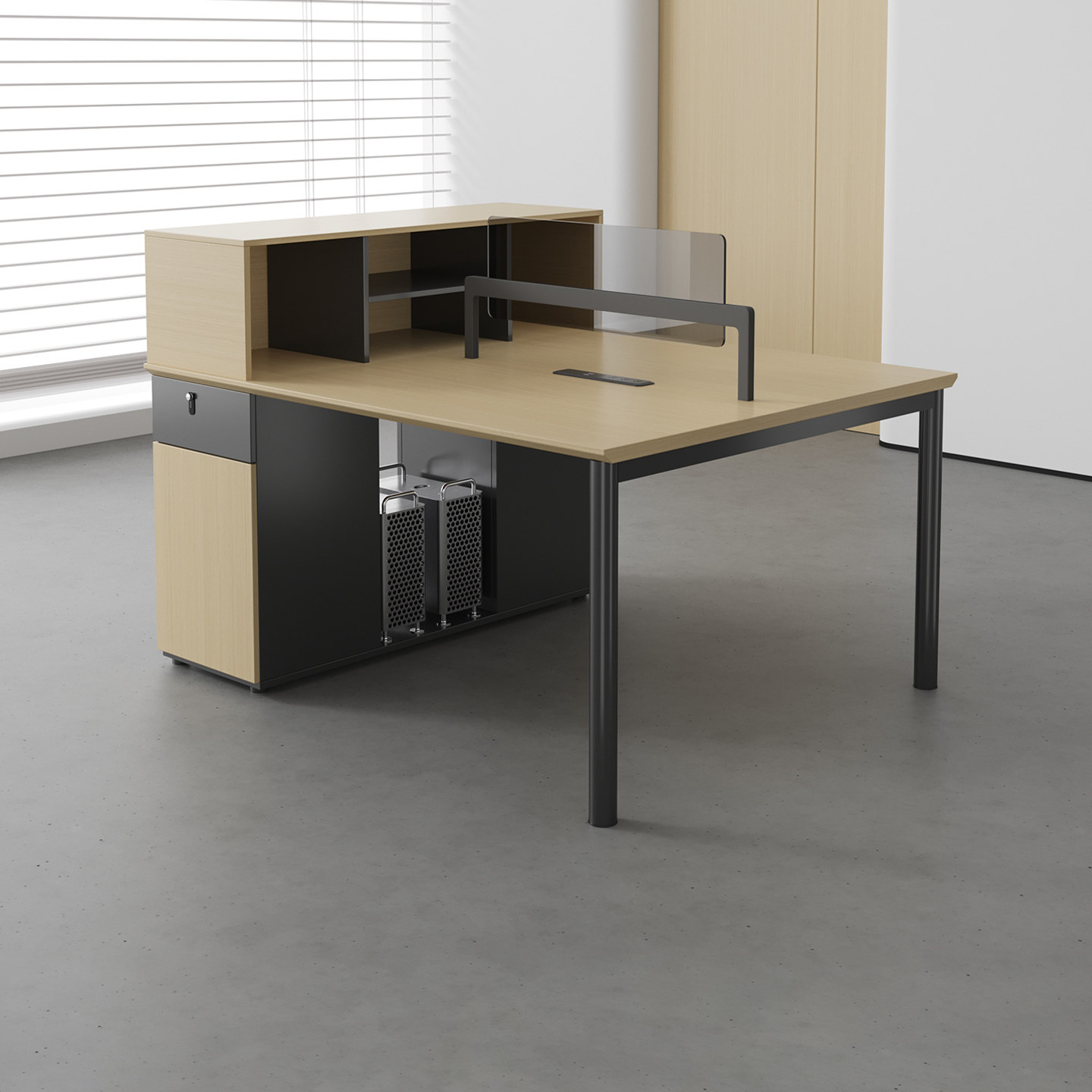 办公室职员桌办公桌椅组合简约现代双四六人位卡座工位员工桌屏风,商业/办公家具,组合/屏风工作位,淘宝优惠券,粉丝福利购,淘宝优惠卷