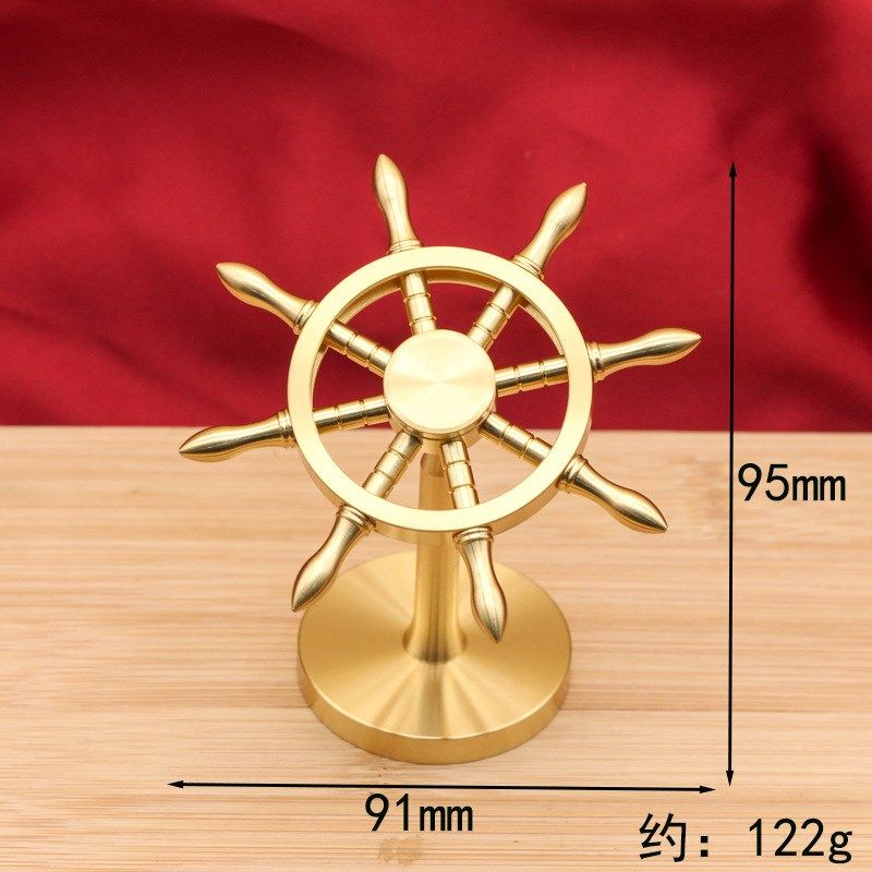 黄铜舵舵手领航者船舵酒店办公室桌面品业礼品装饰泽羽,家居饰品,装饰摆件,淘宝优惠券,粉丝福利购,淘宝优惠卷