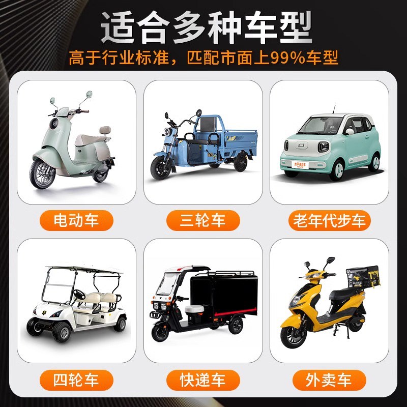 电动车锂电池汽车级大单体磷酸铁锂三元锂外卖通用大容量电池