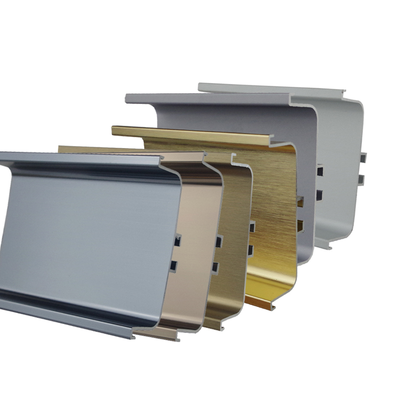 高档加厚1.2橱衣柜体免拉手C型铝合金型材抽屉隐形暗拉手颜色齐全