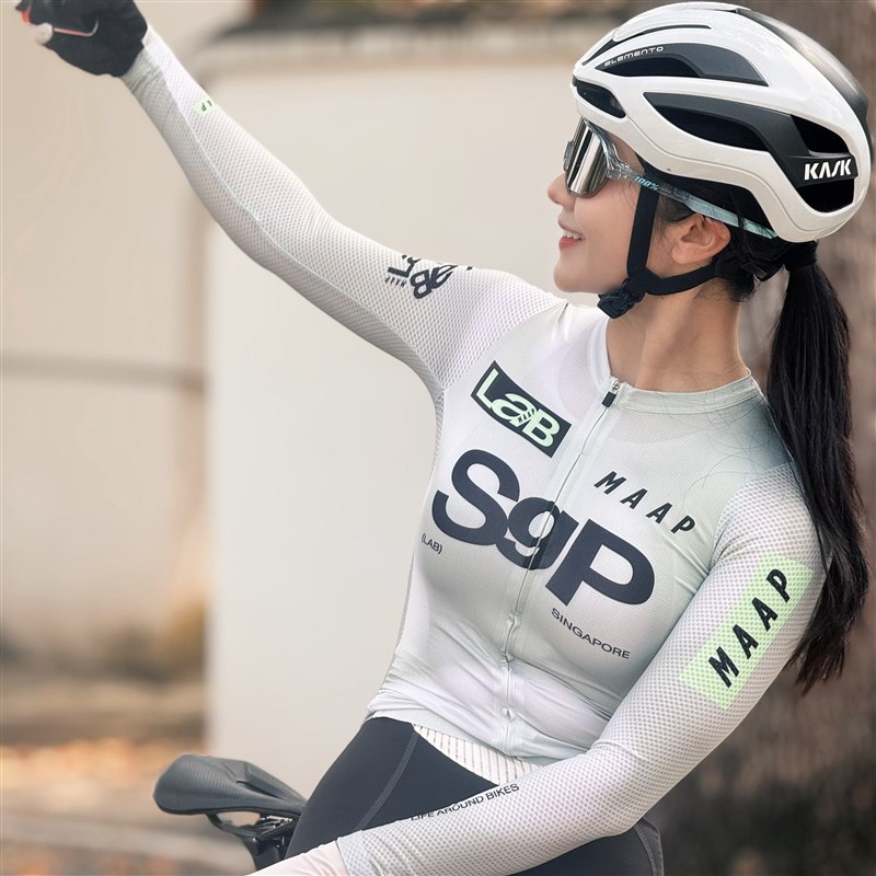 MAAP春夏新款长袖女款骑行服公路自行车服透气速干高弹修身上衣