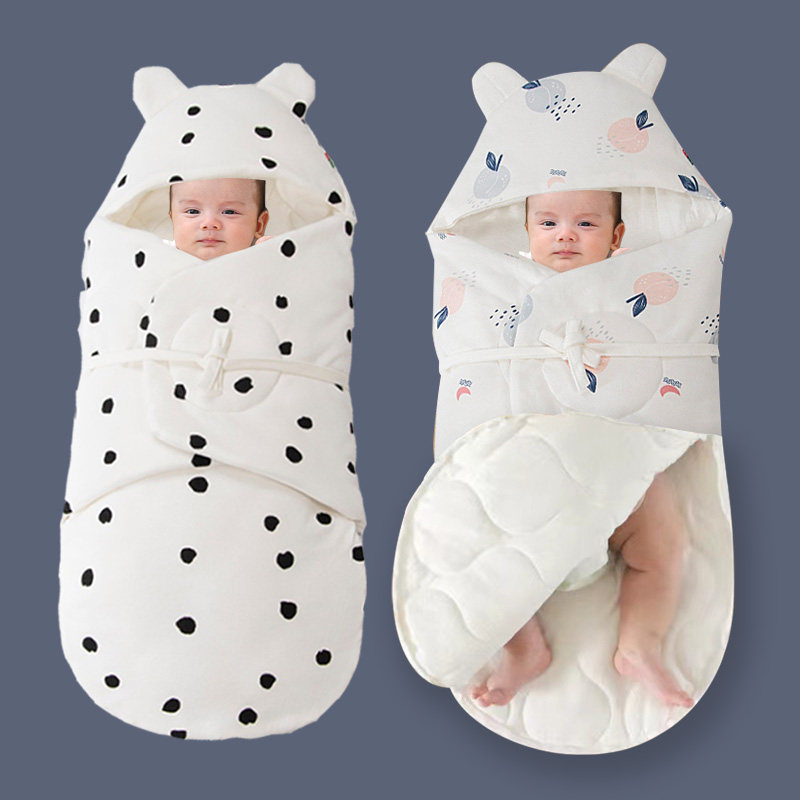 2022新品婴儿纯棉抱被防惊跳睡袋 秋冬加厚宝宝产房新生儿襁褓被,婴童用品,睡袋/防踢被,淘宝优惠券,粉丝福利购,淘宝优惠卷