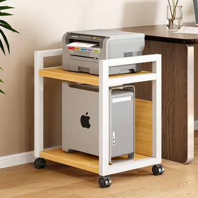 打印机支架多层可移动落地置物架主机箱托架家用复印机收纳放置柜