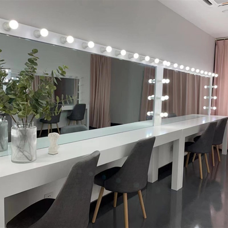 专业照相馆化妆台带灯学校婚纱工作室E化妆台化妆师美容院长用化