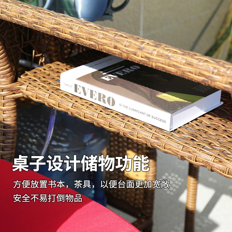 阳台茶几茶台茶桌椅组合家用泡茶小户型轻奢现代简约茶具套装一体