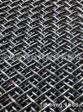 筛网65锰钢 丝径4mm网孔40x40mm 丝径3mm网孔12x12mm 宽度1-6米