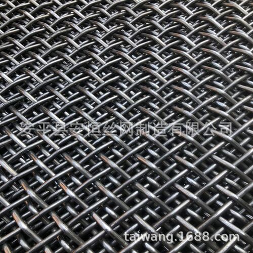 筛网65锰钢 丝径4mm网孔40x40mm 丝径3mm网孔12x12mm 宽度1-6米