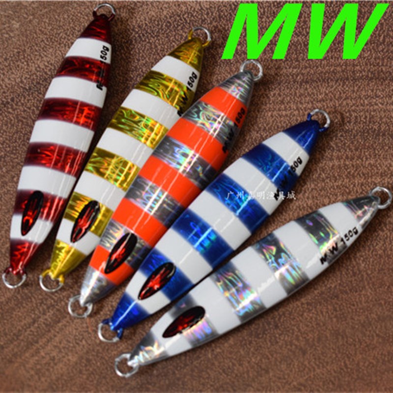 MW 海钓船钓龙骨夜j光铁板饵80g 100g 120g 150g 180g 200g 250g