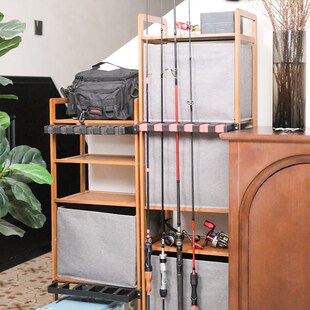 多功能鱼竿杆架放置架展示架家用渔具收纳架路亚摆U放手竿路亚竿