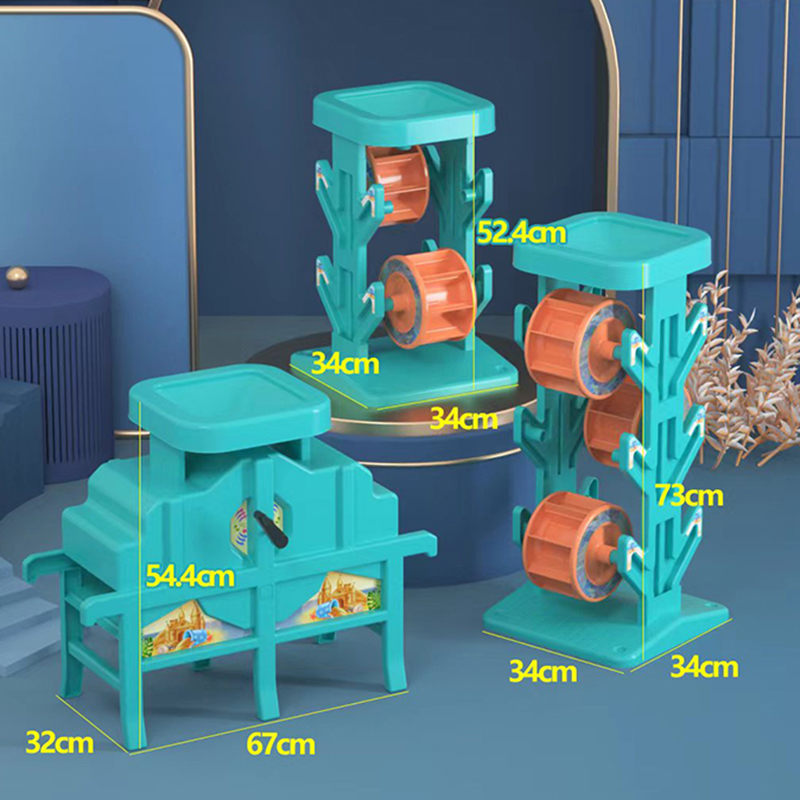 儿童乐团沙池道具大型玩沙子大沙漏大风车双层宝宝V室内沙滩游乐