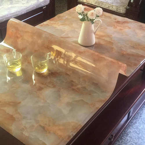 防餐桌烫免洗玻璃桌布软质pvyc防水桌布垫仿塑料加厚茶几大理石