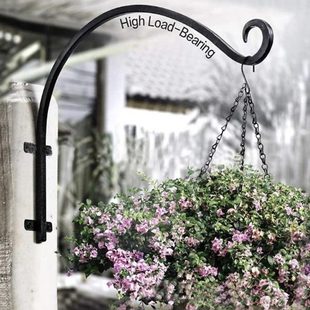 墙壁 铁艺挂钩 吊兰支架 花篮吊钩钩子花钩 花挂架花架 吊篮挂架