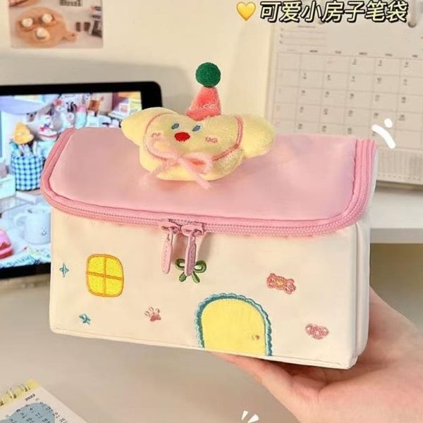 高新款ins风孩女生小学生女大容量铅笔盒笔袋颜值初中可爱文具盒