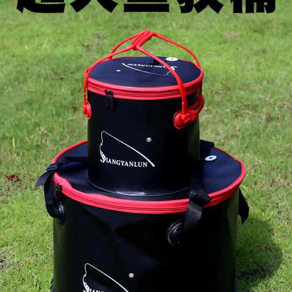 加厚圆形活鱼桶超大特大防水鱼获桶鱼获包鱼具桶鱼护桶钓鱼装鱼桶