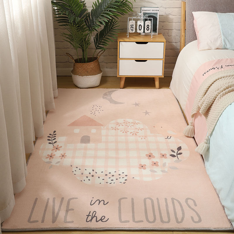 地毯卧室少女公主j可爱加厚床边毯女孩儿童房间地垫长条满铺可机,居家布艺,地毯,淘宝优惠券,粉丝福利购,淘宝优惠卷