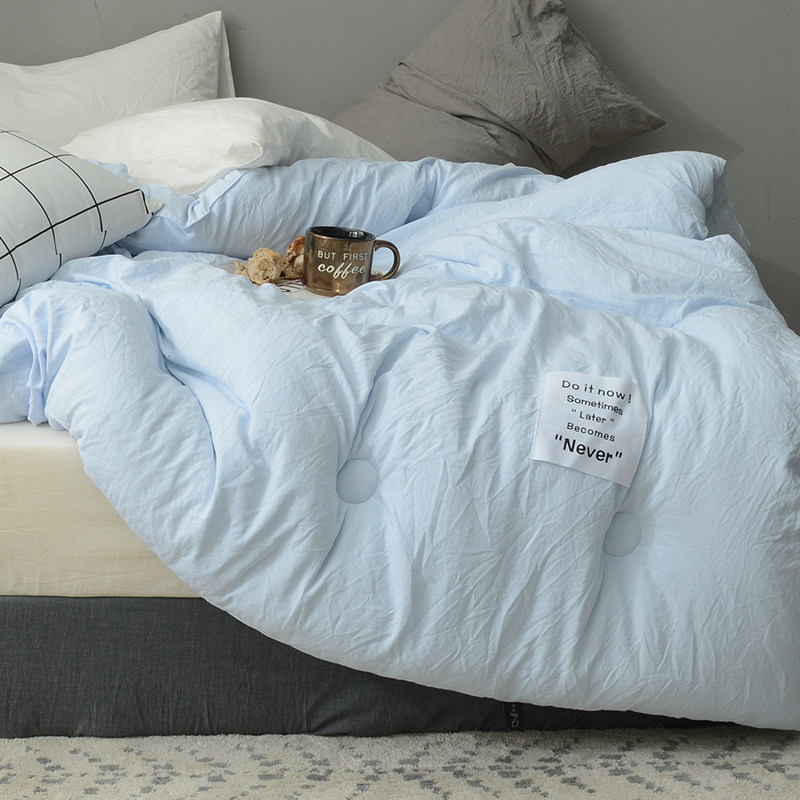 水洗棉被子冬被加厚保q暖春秋被单人学生宿舍双人全棉被被芯空调,床上用品,化纤被,淘宝优惠券,粉丝福利购,淘宝优惠卷