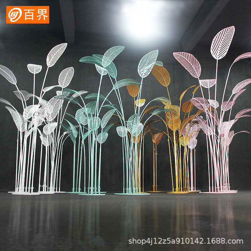 铁艺创意家居装饰落地摆件芭蕉美陈橱窗场景布置服装店铺摆设轻奢,节庆用品/礼品,路引,淘宝优惠券,粉丝福利购,淘宝优惠卷