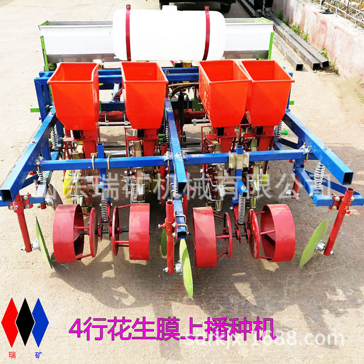四轮车带花生膜上打孔花生播种机鸭嘴式花生种植免抠膜1-2粒精播,农机/农具/农膜,农产品加工设备,淘宝优惠券,粉丝福利购,淘宝优惠卷