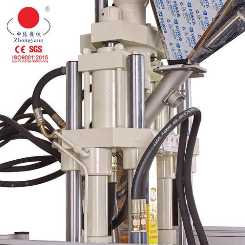 广东省中山市双色塑直圆盘立式双注机色机注塑机厂ZY-650ST家销