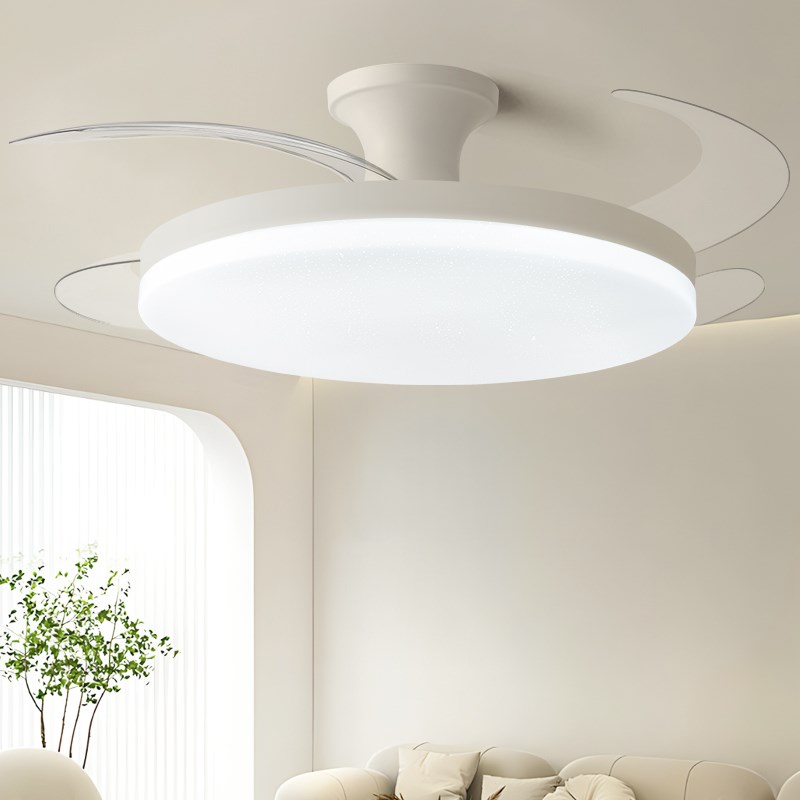 长虹风扇灯2025年新款吸顶隐形家用客厅餐厅卧室带电扇一体吊扇灯