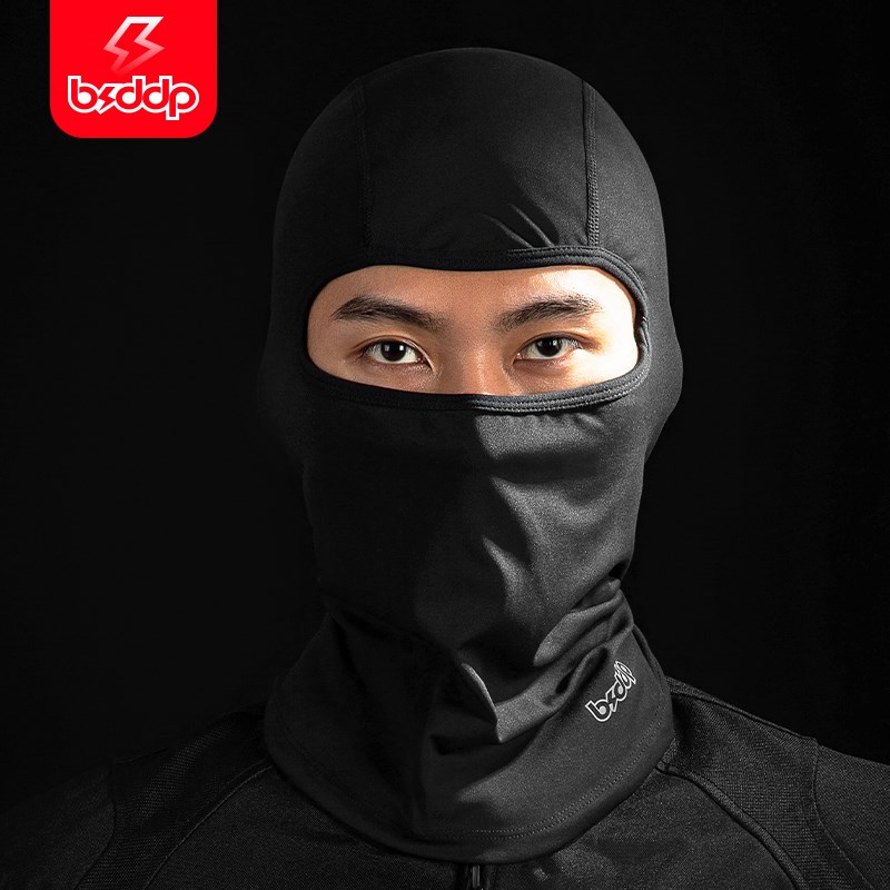 摩托车头套保暖抓绒骑行面罩防风围脖男女头盔内衬防寒全脸秋冬季