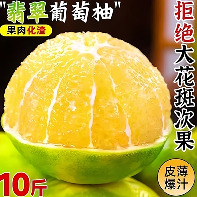 福建翡翠青皮葡萄柚5/10斤爆汁青黄葡萄柚当季新鲜孕妇水果整箱