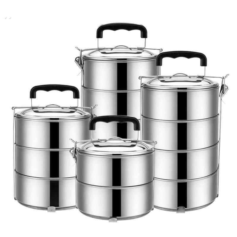 加厚不锈钢大容量饭桶多层分层分格便当盒家用不保温饭盒食格加热,餐饮具,饭盒/保温桶/保温提锅,淘宝优惠券,粉丝福利购,淘宝优惠卷