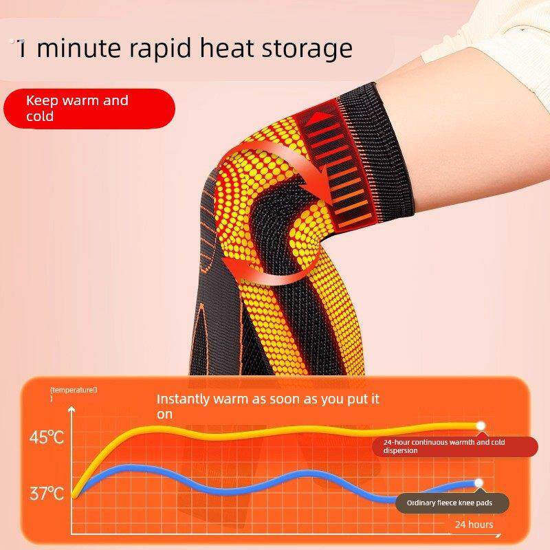 艾草护膝男女士关节保暖防寒发热老寒腿老年人专用膝盖护腿长筒套