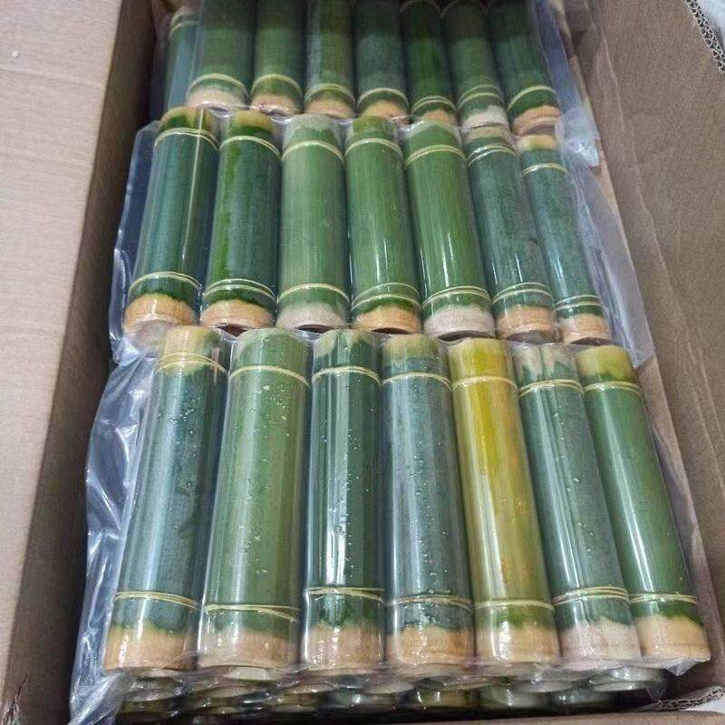 纯天然鲜竹筒粽子模具家用商品竹筒糯米夜市档特别受欢迎的工艺品