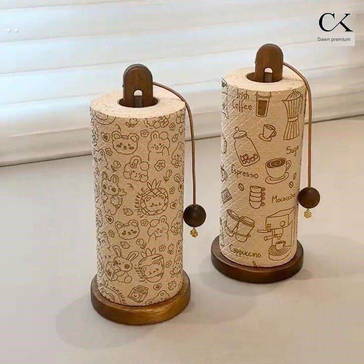 厨房木制纸巾架，懒布吸油卷，纸架，保鲜袋，储物架，立式免打孔,收纳整理,纸巾架,淘宝优惠券,粉丝福利购,淘宝优惠卷