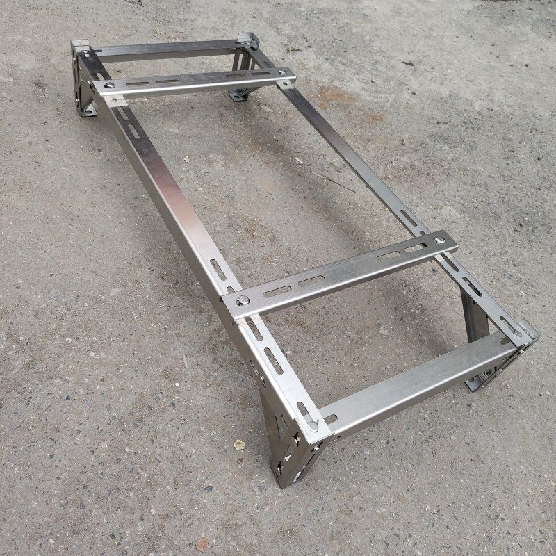 家用不锈钢空调外机架定制节省空间落地双层叠放减震防震降噪可调,大家电,空调支架,淘宝优惠券,粉丝福利购,淘宝优惠卷