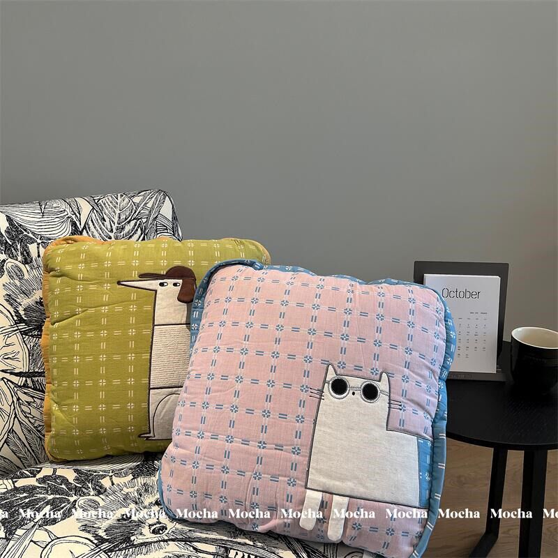 网红可爱卡通抱枕办公室抱枕被子两用沙发空M调被车载靠枕靠垫送,居家布艺,抱枕被,淘宝优惠券,粉丝福利购,淘宝优惠卷