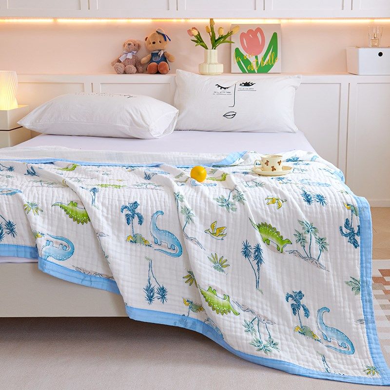 儿童六层纱布夏凉被盖毯夏季z毛巾被子婴儿宝宝夏季薄午睡毯子,床上用品,休闲毯/毛毯/绒毯,淘宝优惠券,粉丝福利购,淘宝优惠卷