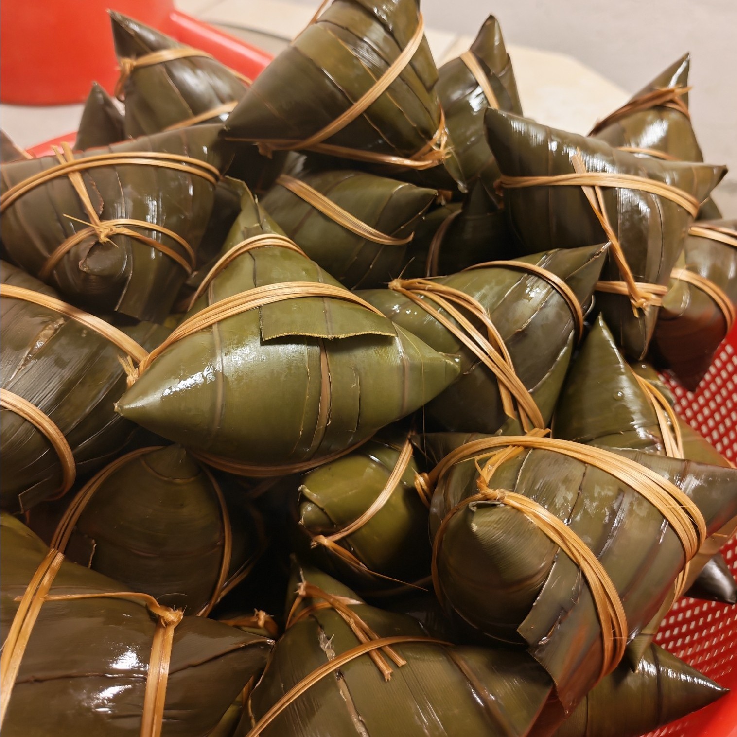 广西鲜肉粽博白簕古假篓粽碱水粽农家羊角粽子早餐加热即食端午粽