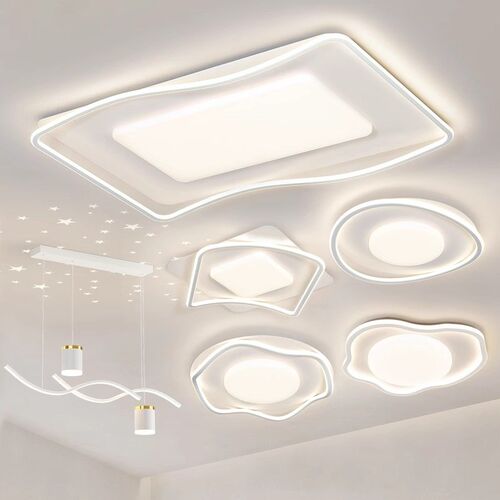美式大客厅主e灯 现代简约led卧室吸顶灯餐厅吊灯全屋灯具套餐组