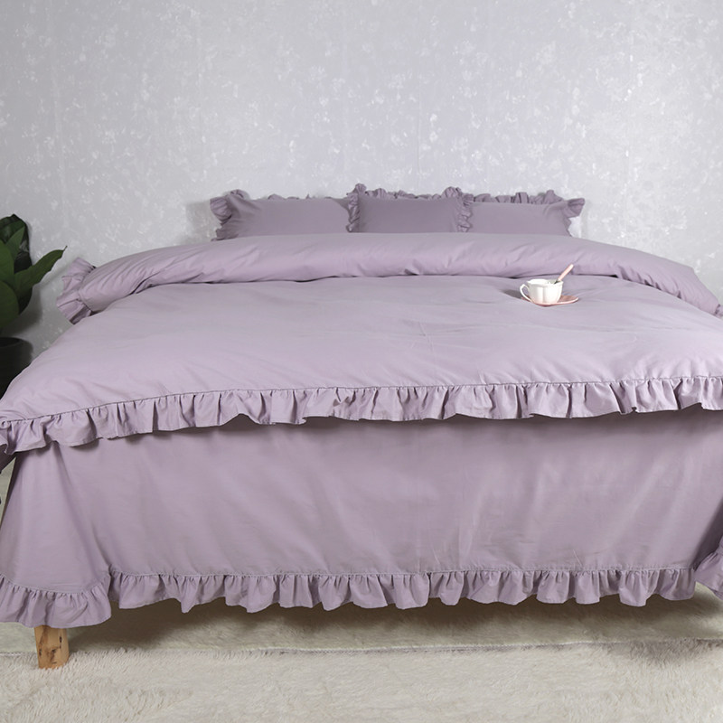 紫色被套单件200xm230纯色全棉春秋被罩2x2.3米公主风2.2x2.4,床上用品,被套,淘宝优惠券,粉丝福利购,淘宝优惠卷